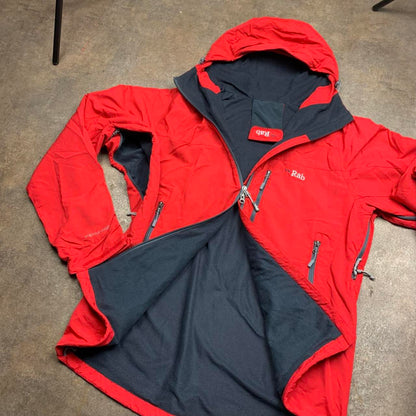 Rab Vapour Rise red utilised ski jacket