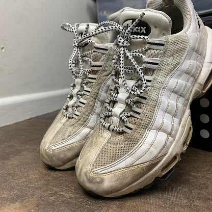 Nike Air Max 95 white black trainers