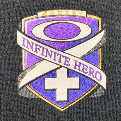 Oakley x Infinite Hero 00s black baggy zip hoodie