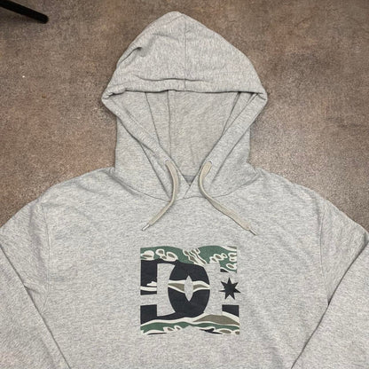 DC Shoes 00s light grey camo graphic hoodie