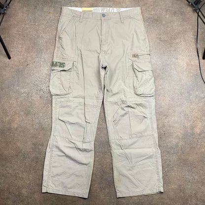 Oakley 00s baggy cream cargo trousers