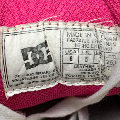 DC Shoes Pixies 00s white pink chunky trainers
