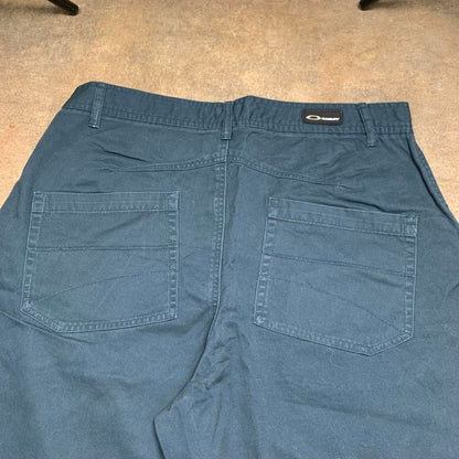 Oakley Software 00s navy baggy denim shorts