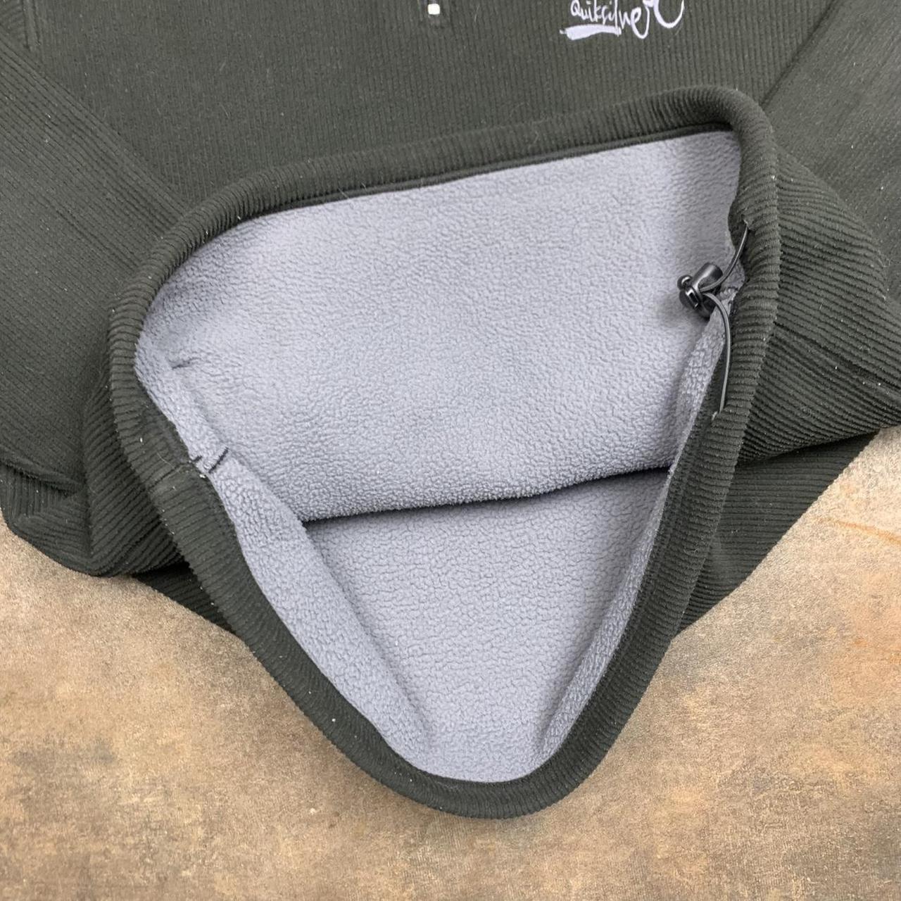 Quiksilver 90s chunky lined black jumper