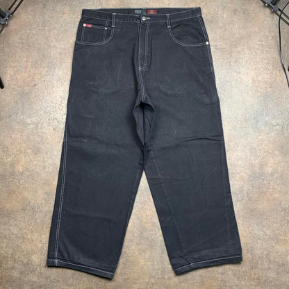 Southpole 00s red tab carpenter black denim jeans