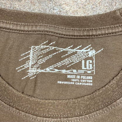 Oakley 00s brown pocket logo tee