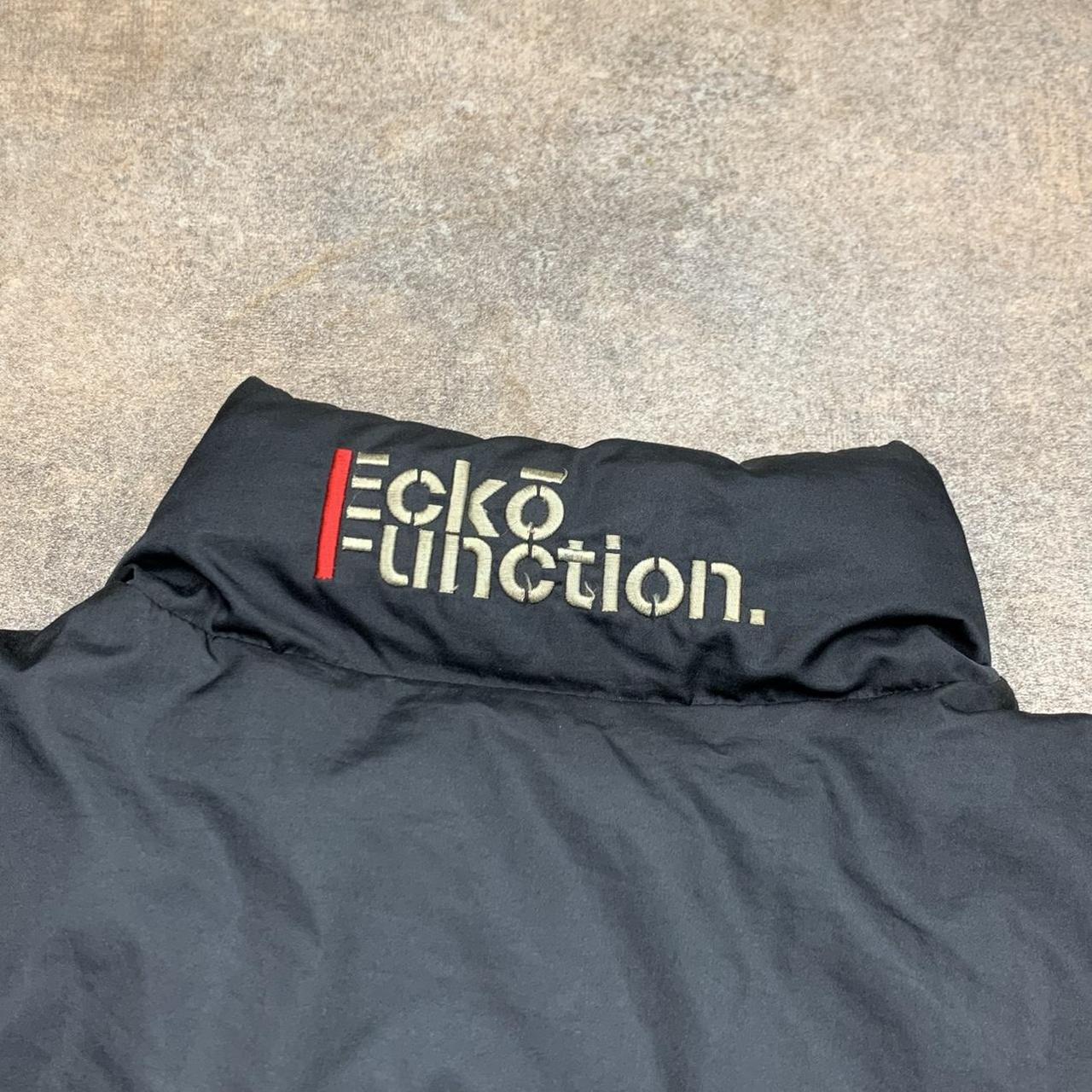 Ecko Function 00s black puffer logo jacket