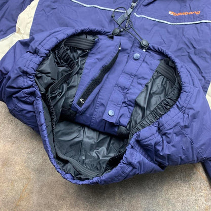 Billabong 90s utilised navy ski jacket (XL)