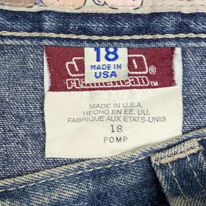 JNCO Flamehead 90s baggy graphic carpenter double knee jeans