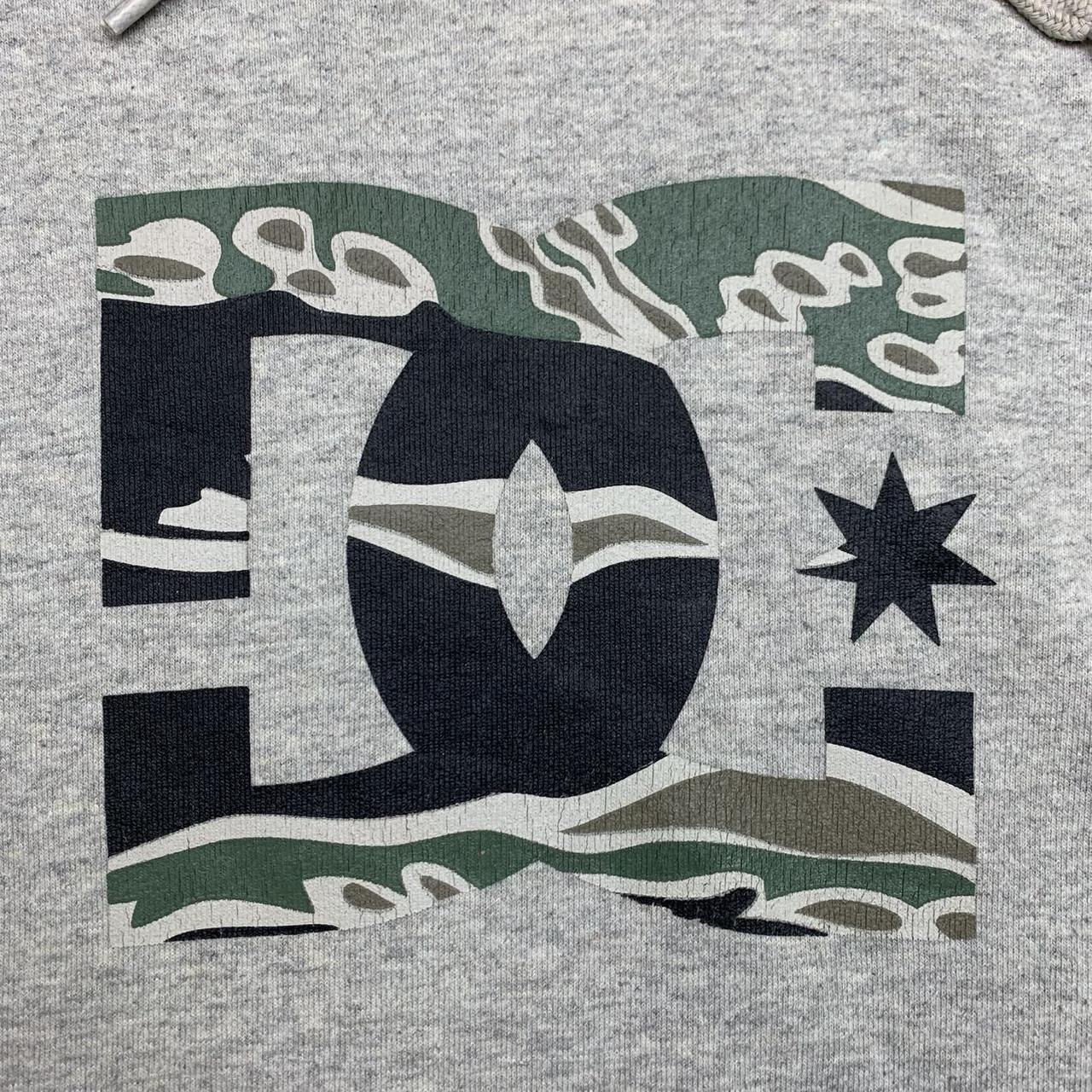 DC Shoes 00s light grey camo graphic hoodie
