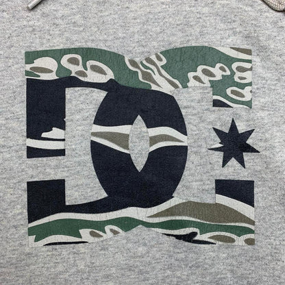DC Shoes 00s light grey camo graphic hoodie