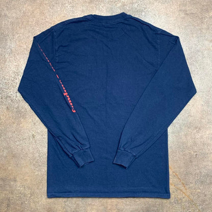 Brixton graphic navy long sleeve tee
