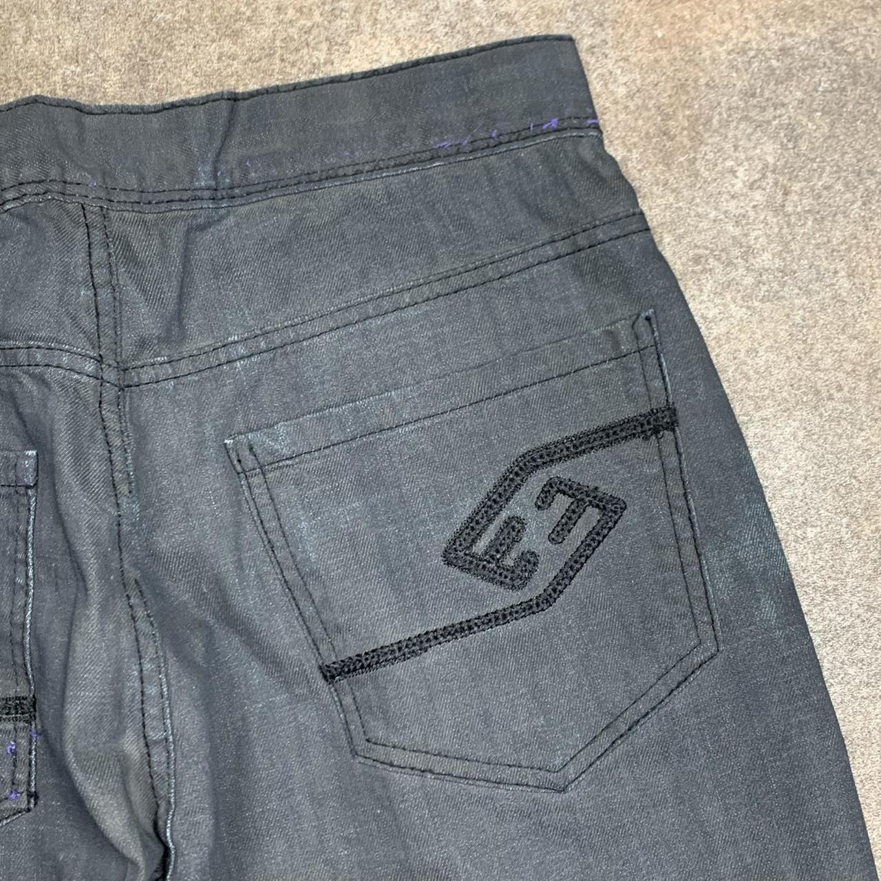 Enyce 00s graphic grey black baggy jeans