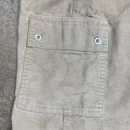 Levi’s Silvertab 90s baggy corduroy cream cargo jeans