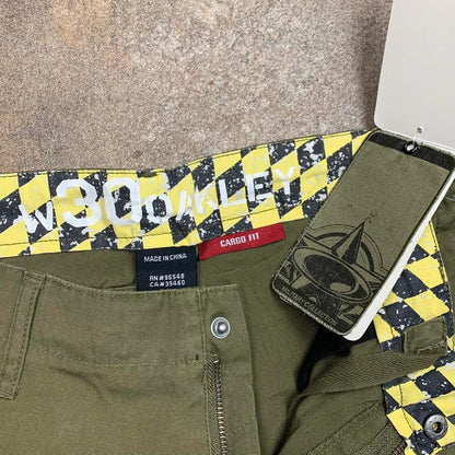 Oakley 00s Flying Tiger khaki baggy cargo jorts