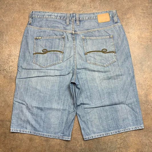 Ecko Unltd. 00s light blue baggy denim shorts