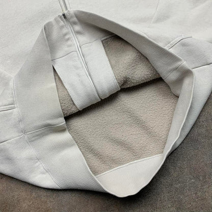 Oakley 00s cream graphic zip hoodie