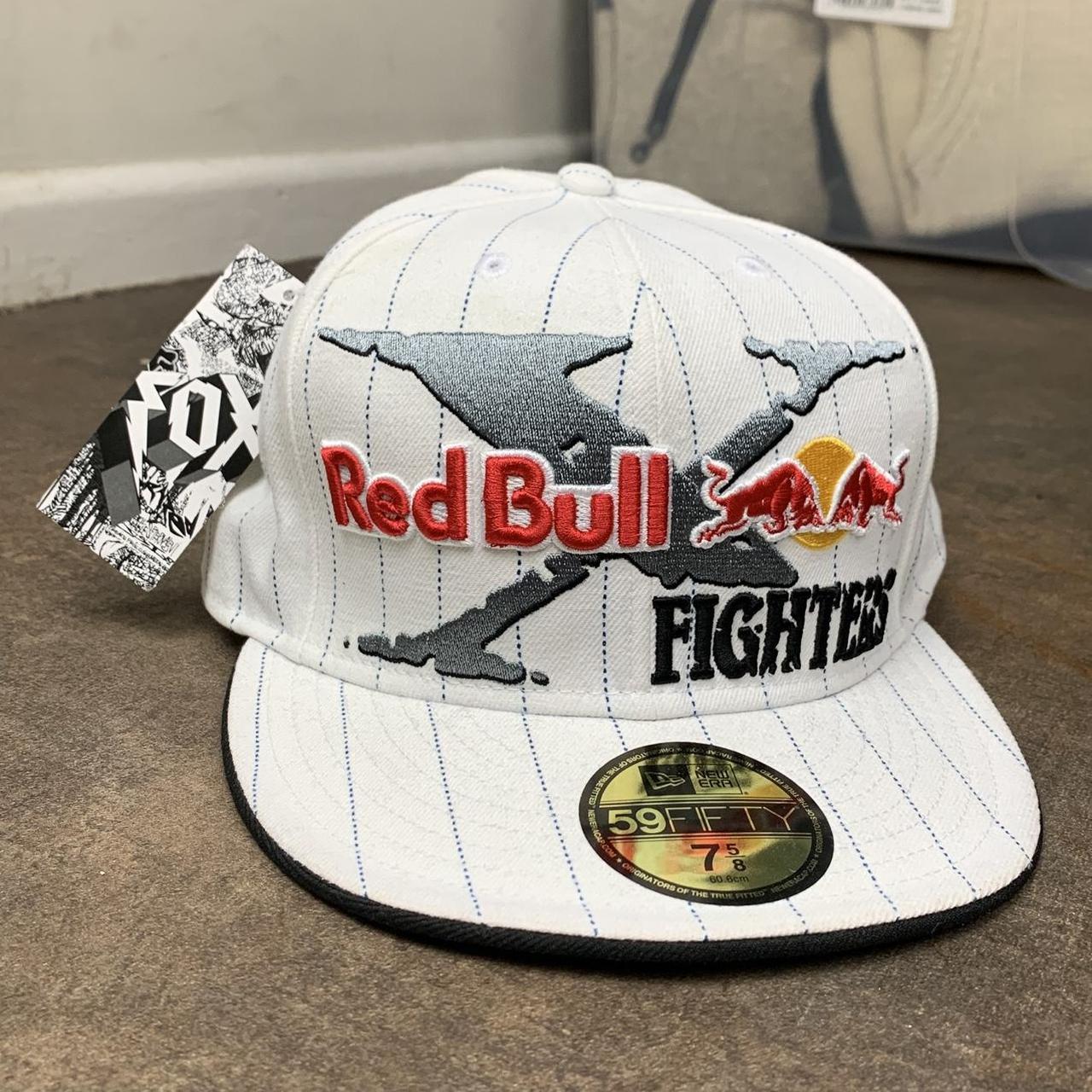 Fox Racing x Red Bull X-Fighters white graphic cap
