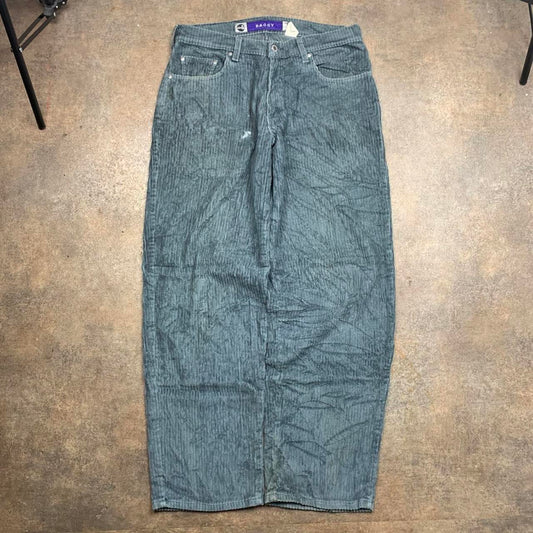 Levi’s Silvertab 00s baggy corduroy grey jeans