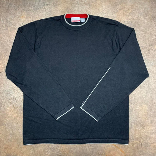Quiksilver 90s black knit jumper