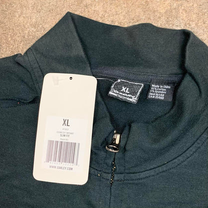 Oakley 00s black graphic boxy zip jumper