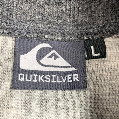 Quiksilver 90s grey boxy logo sweatshirt