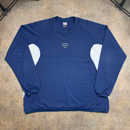 Nike 00s Shield navy white graphic sweatshirt
