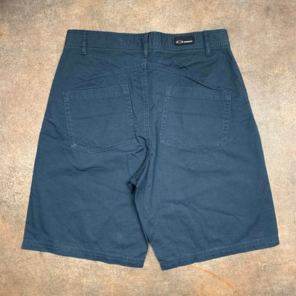 Oakley Software 00s navy baggy denim shorts