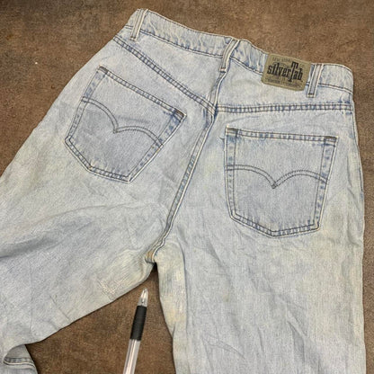 Levi’s Silvertab 00s baggy pale blue denim jeans