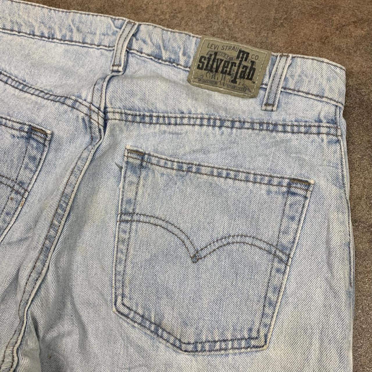 Levi’s Silvertab 00s baggy pale blue denim jeans