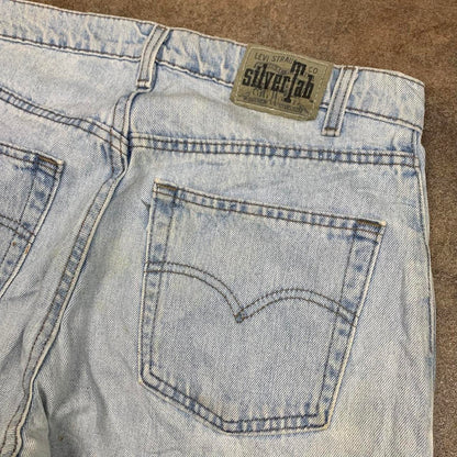 Levi’s Silvertab 00s baggy pale blue denim jeans