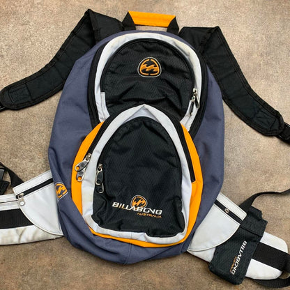 Billabong Australia 90s blue orange white backpack