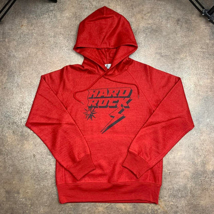 Hysteric Glamour 00s red boxy graphic hoodie