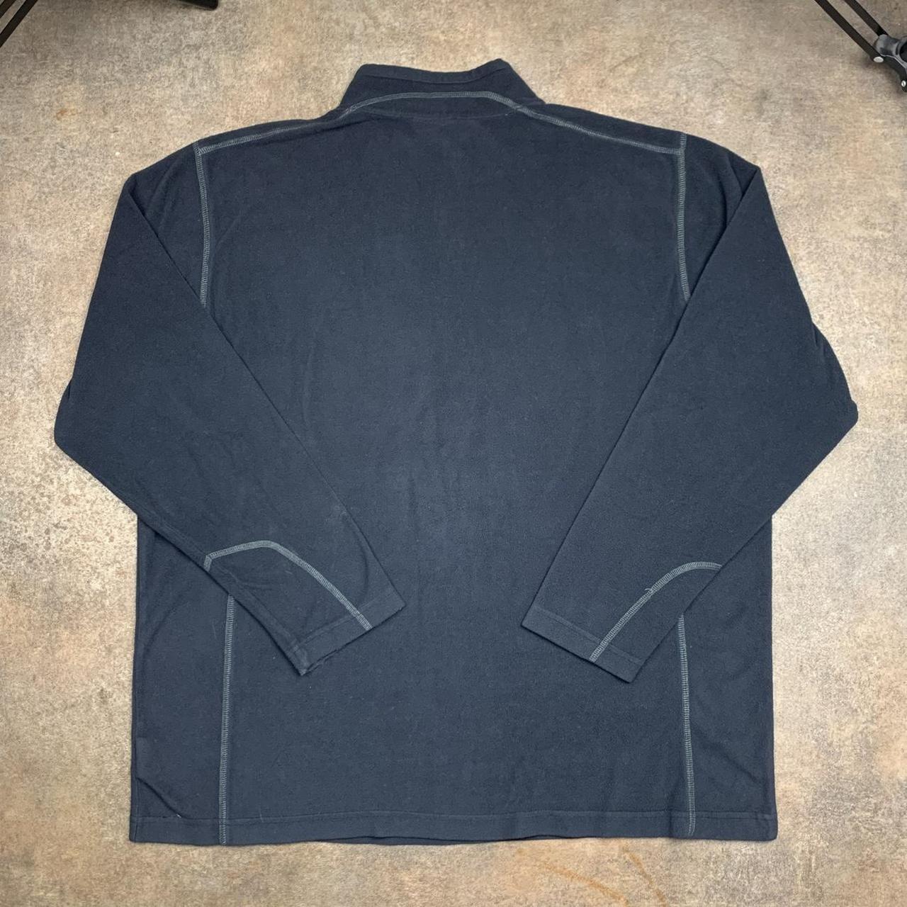 Columbia black grey quarter zip fleece