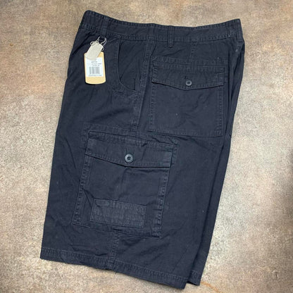 Oakley 00s black baggy graphic cargo jorts