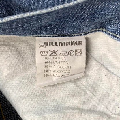 Billabong 00s baggy graphic navy jeans