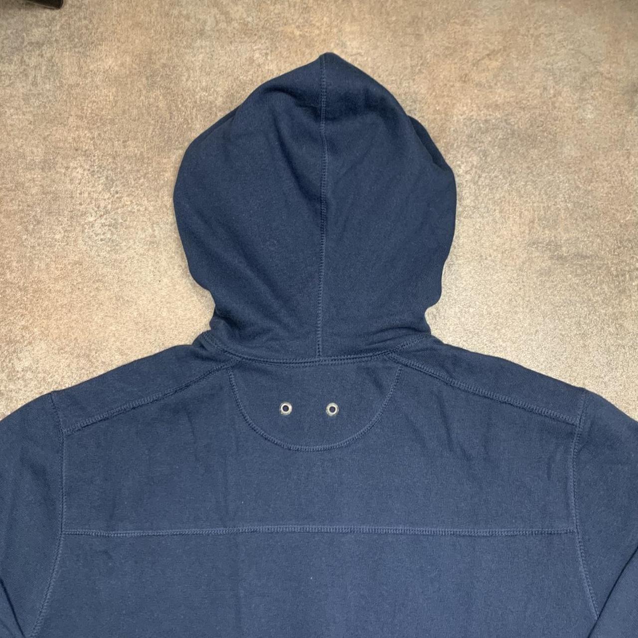 Hurley 00s navy grunge graphic zip hoodie