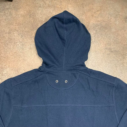 Hurley 00s navy grunge graphic zip hoodie