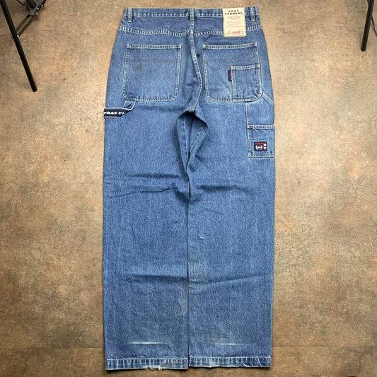 Phat Farm 90s blue baggy carpenter denim jeans