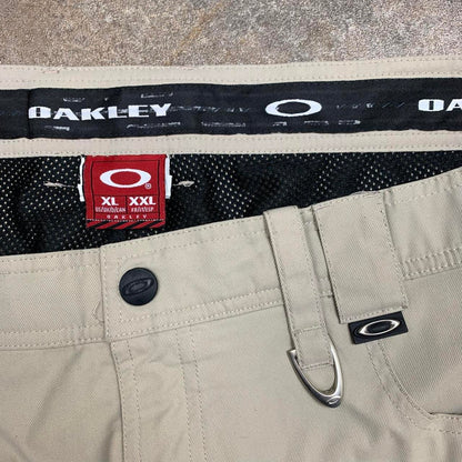Oakley Software 00s graphic baggy cream salopettes