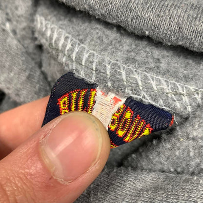 Billabong 90s light grey boxy graphic hoodie