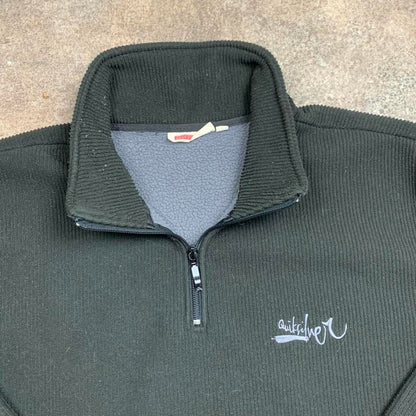 Quiksilver 90s chunky lined black jumper