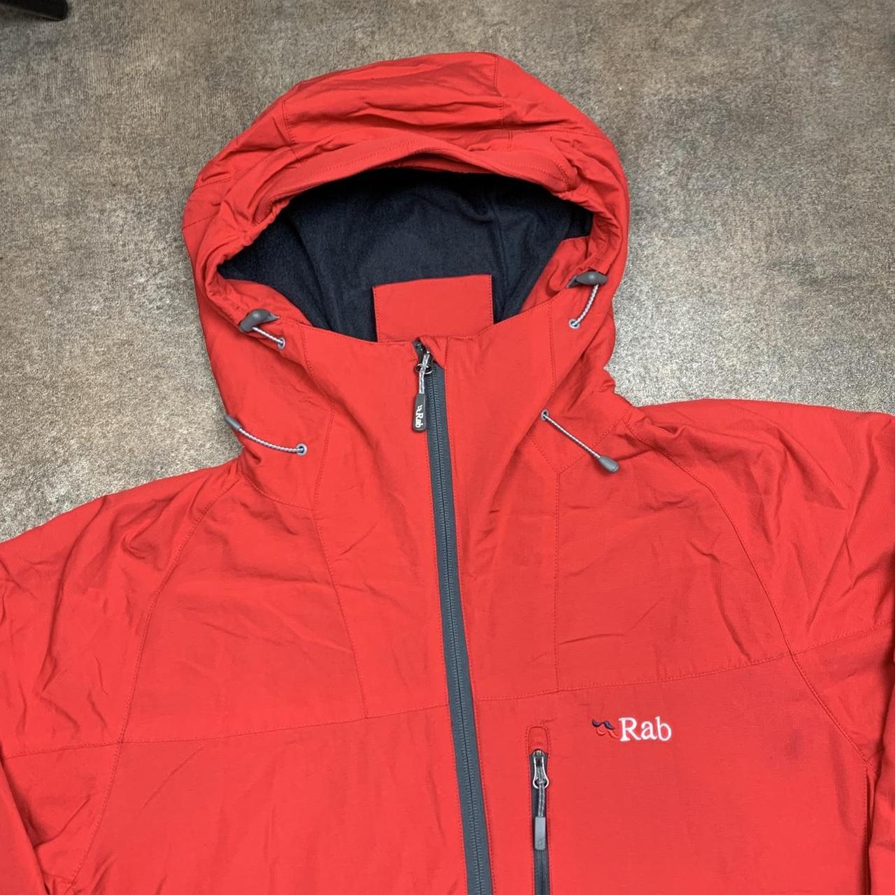 Rab Vapour Rise red utilised ski jacket