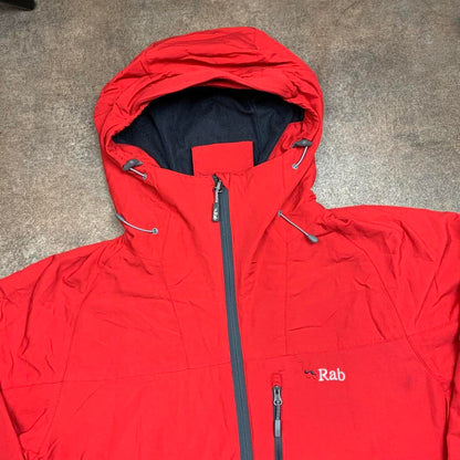 Rab Vapour Rise red utilised ski jacket