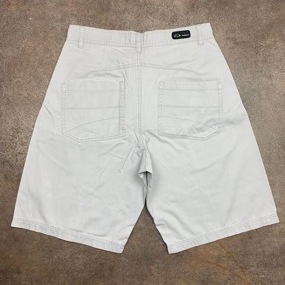 Oakley Software 00s cream baggy shorts