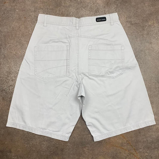 Oakley Software 00s cream baggy shorts