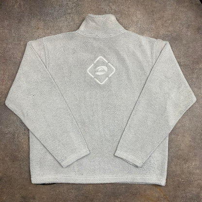 Quiksilver 90s graphic chunky knit cream jumper