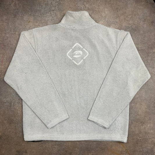 Quiksilver 90s graphic chunky knit cream jumper