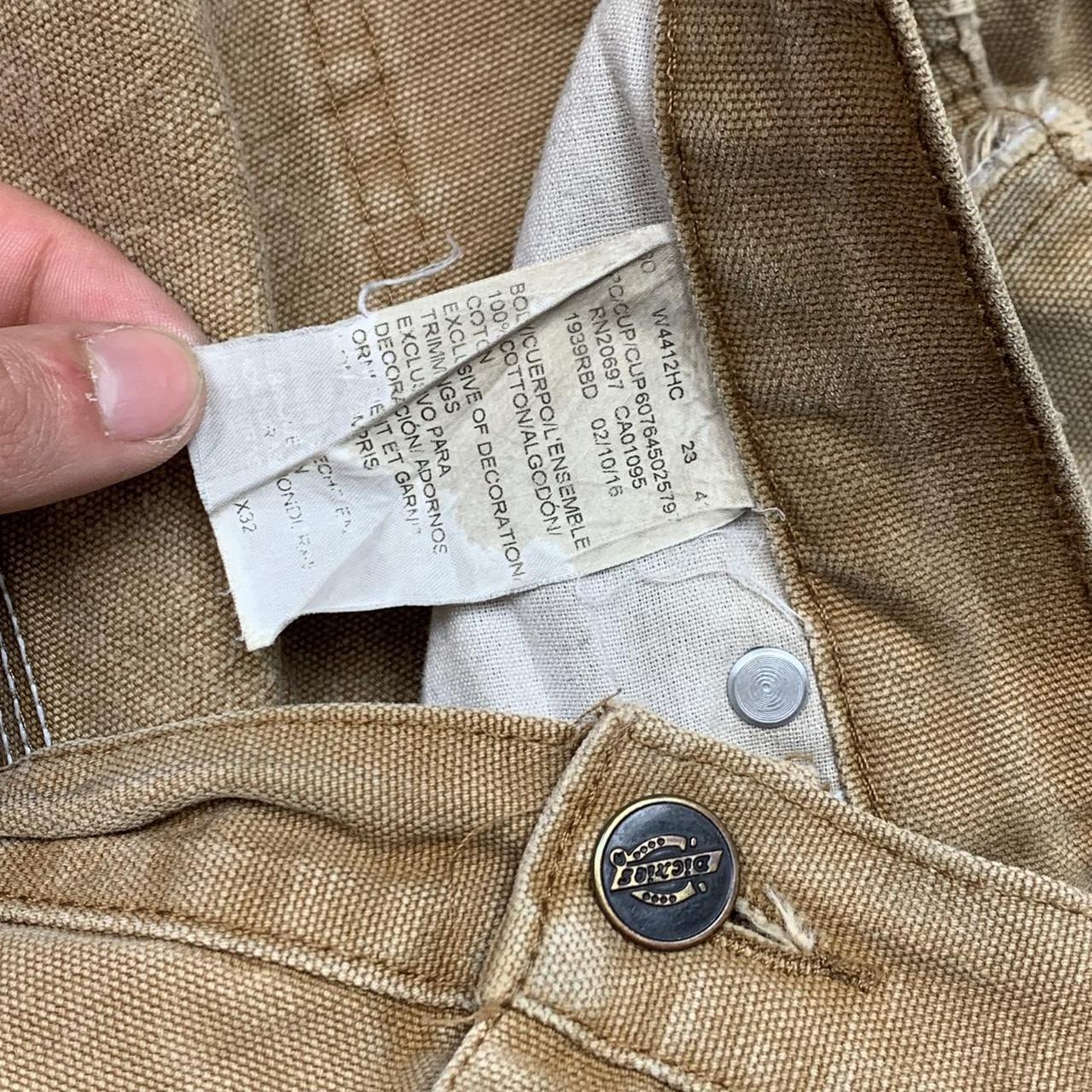 Dickies 00s beige baggy carpenter jorts