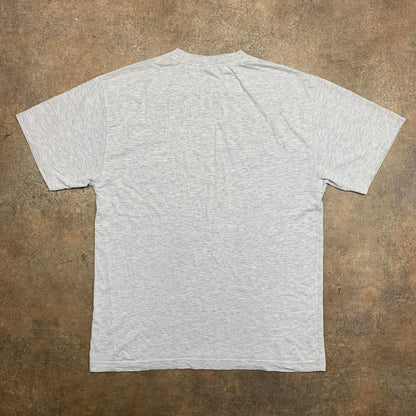 Oakley 00s cut and sew graphic grey tee